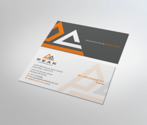 Visitenkarten-Design von MDesign für Peak Chiropractic | Design: #22417093