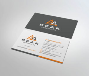 Design de Carte de Visite par MDesign pour Peak Chiropractic | Design : #22423444