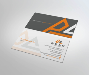Design de Carte de Visite par MDesign pour Peak Chiropractic | Design : #22423446