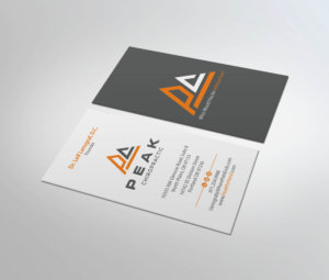 Design de Carte de Visite par MDesign pour Peak Chiropractic | Design : #22423448