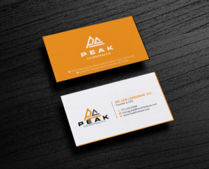 Design de Carte de Visite par Bold Pixels pour Peak Chiropractic | Design : #22420775