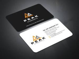 Design de Carte de Visite par Bold Pixels pour Peak Chiropractic | Design : #22424884