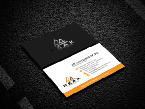 Design de Carte de Visite par Bold Pixels pour Peak Chiropractic | Design : #22425748