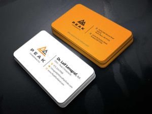 Design de Carte de Visite par Musa. A pour Peak Chiropractic | Design #22409344