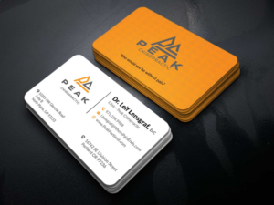 Design de Carte de Visite par Musa. A pour Peak Chiropractic | Design : #22409345