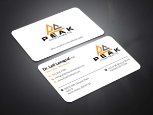 Design de Carte de Visite par Musa. A pour Peak Chiropractic | Design : #22409347