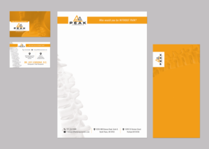 Visitenkarten-Design von Mary Rose Relente für Peak Chiropractic | Design: #22436583