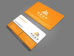 Visitenkarten-Design von Ekramul Hossen 2 für Peak Chiropractic | Design: #22429970