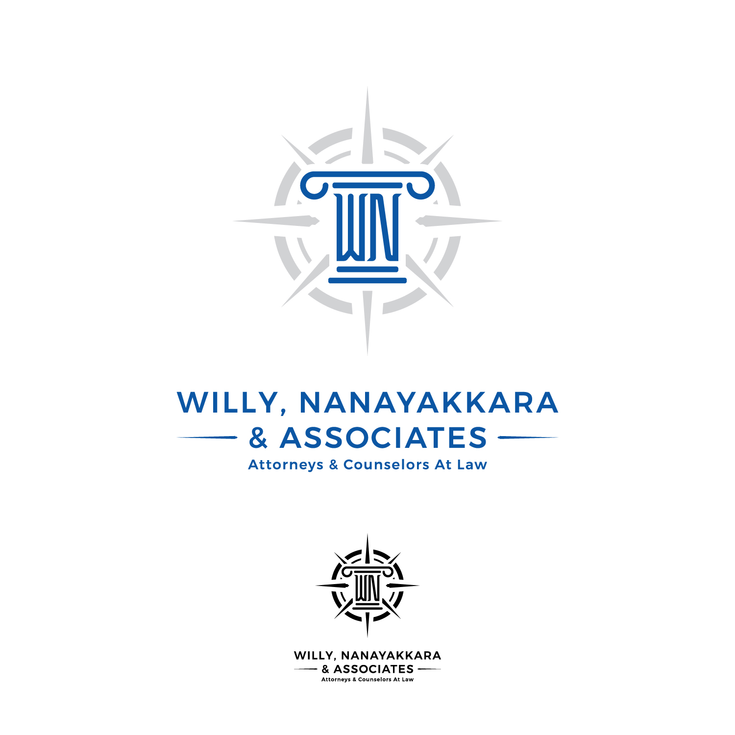 Diseño de Logo por CS_Creatives para Willy, Nanayakkara & Associates Attorneys and Counselors at Law Atlanta  | Diseño #22424267