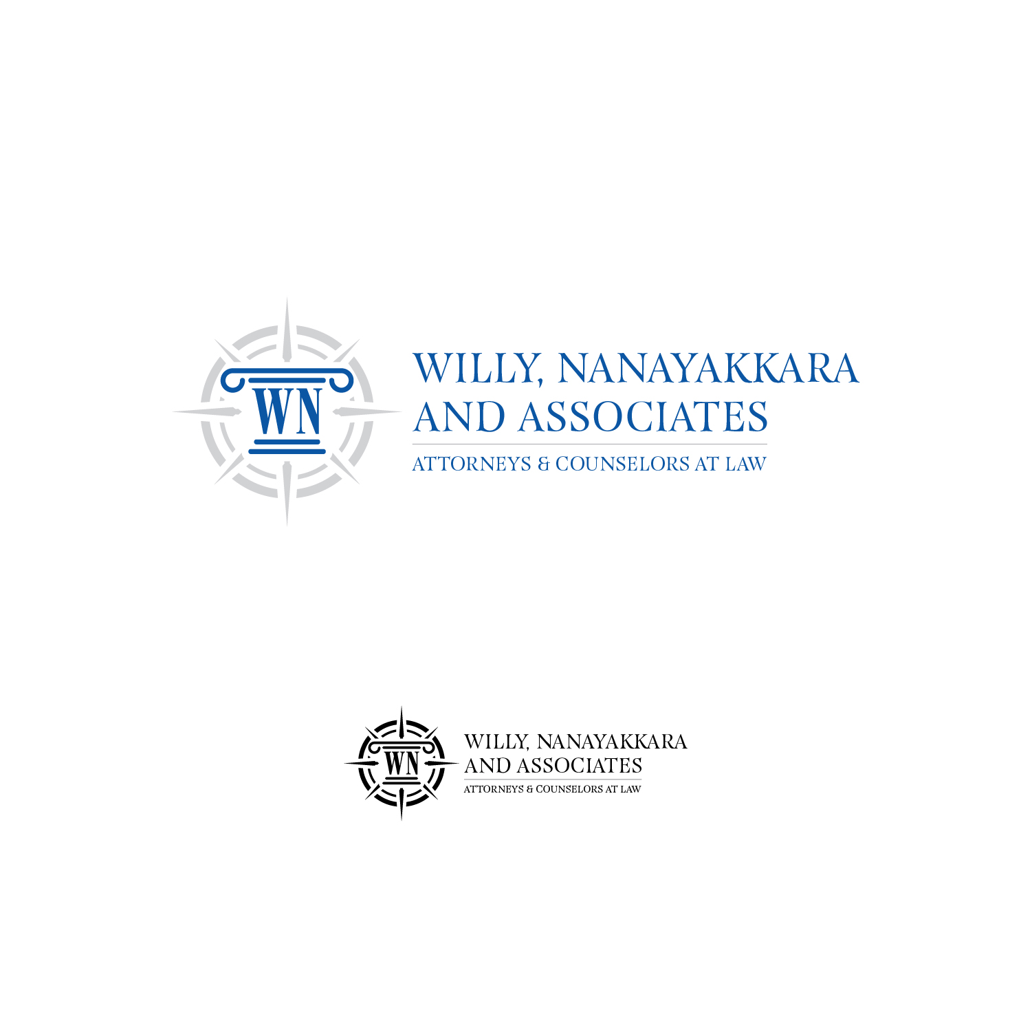 Logo Design by CS_Creatives for Willy, Nanayakkara & Associates Attorneys and Counselors at Law Atlanta  | Design #22444449