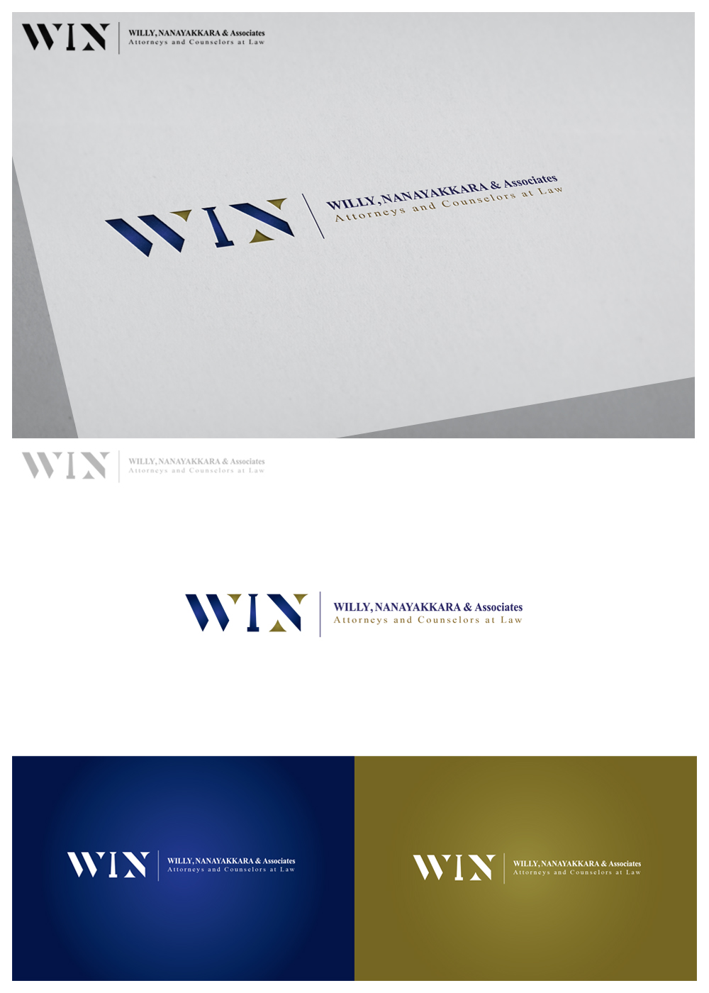 Logo Design by goranvisnjic82 for Willy, Nanayakkara & Associates Attorneys and Counselors at Law Atlanta  | Design #22440648