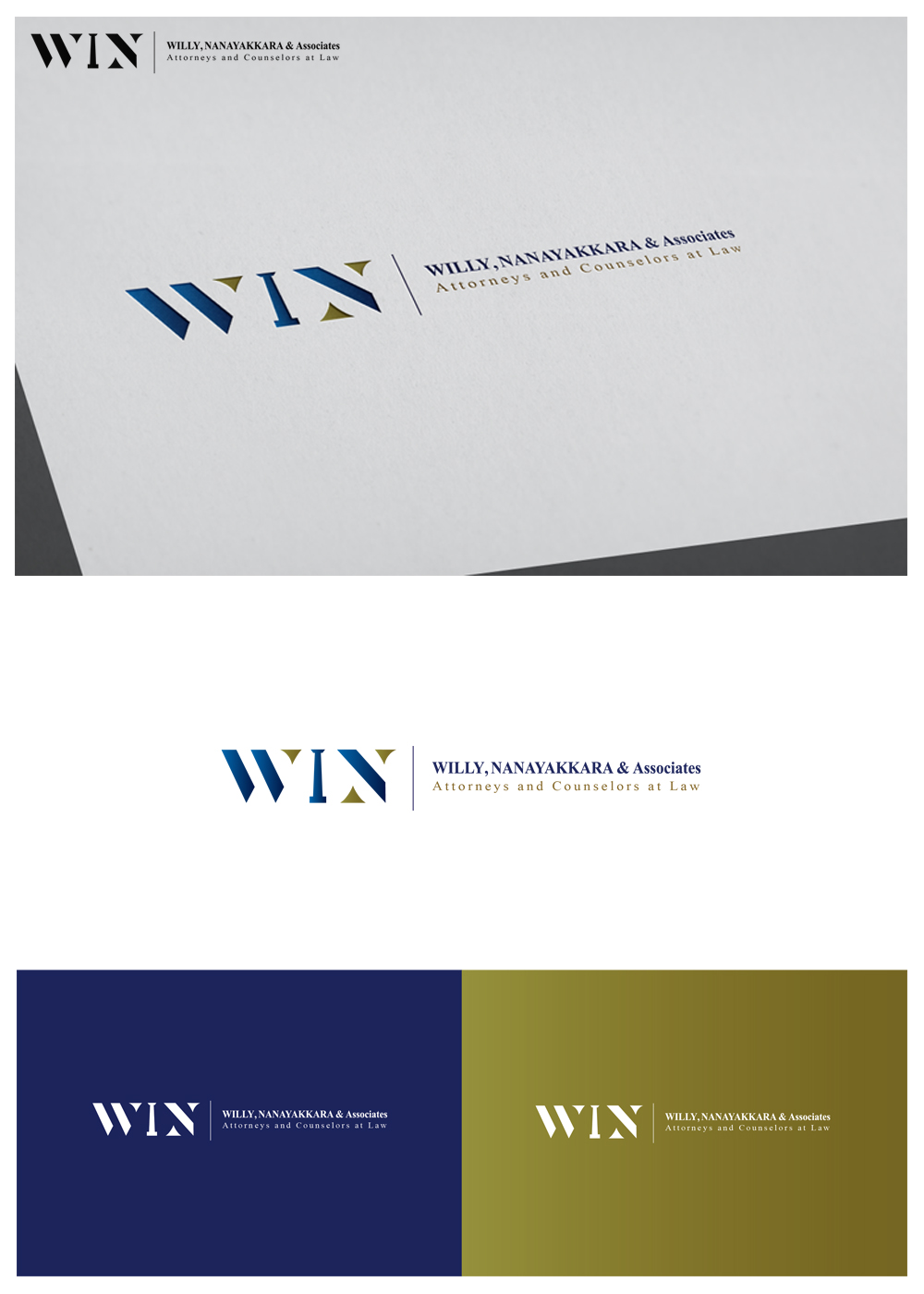 Logo Design by goranvisnjic82 for Willy, Nanayakkara & Associates Attorneys and Counselors at Law Atlanta  | Design #22443631