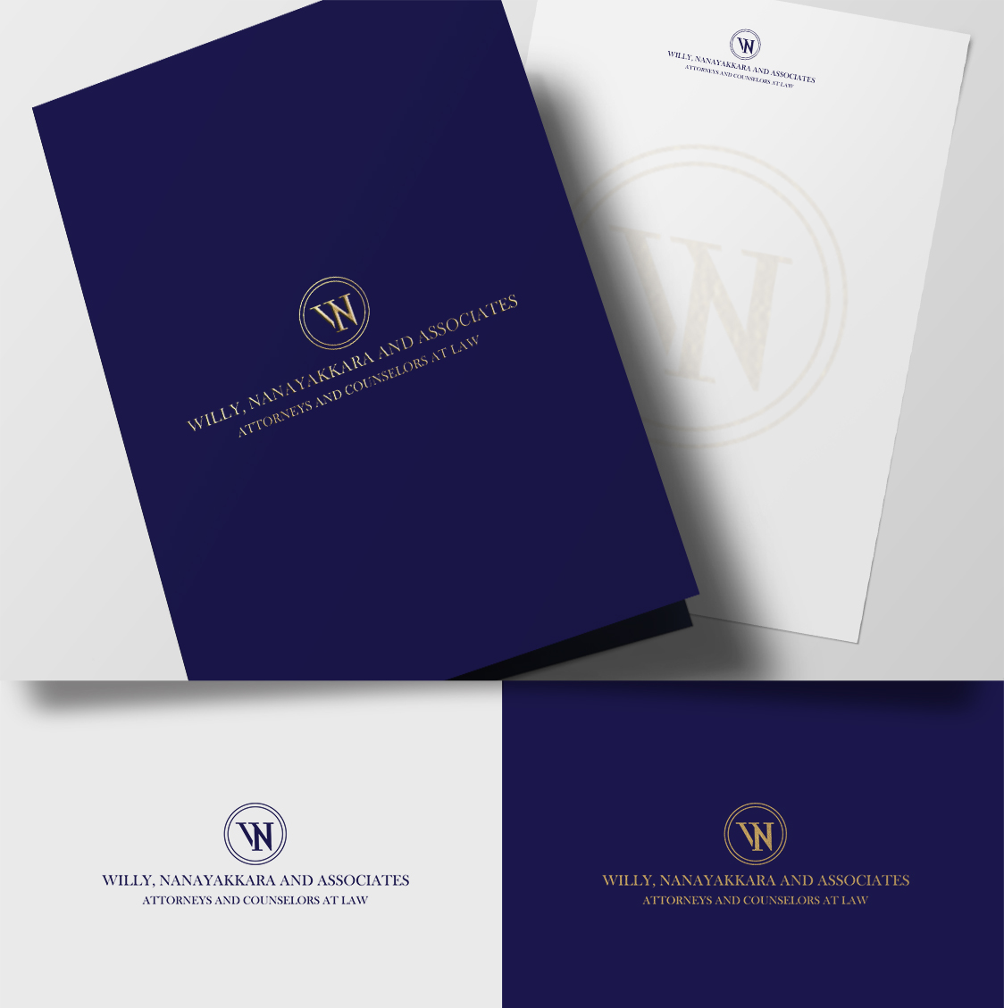 Logo Design by rafaeldsgn for Willy, Nanayakkara & Associates Attorneys and Counselors at Law Atlanta  | Design #22404142