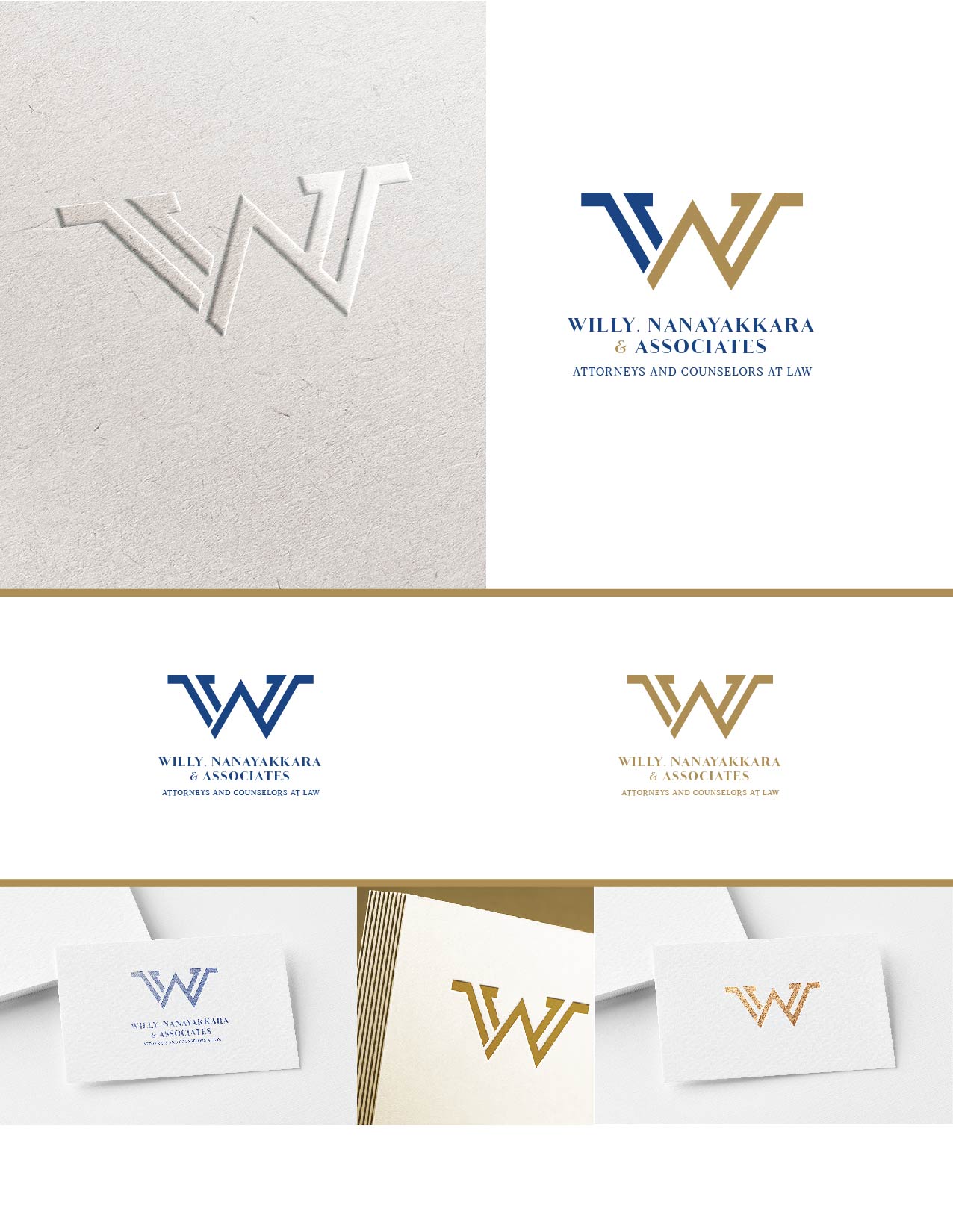 Logo Design by 68_Design for Willy, Nanayakkara & Associates Attorneys and Counselors at Law Atlanta  | Design #22400965