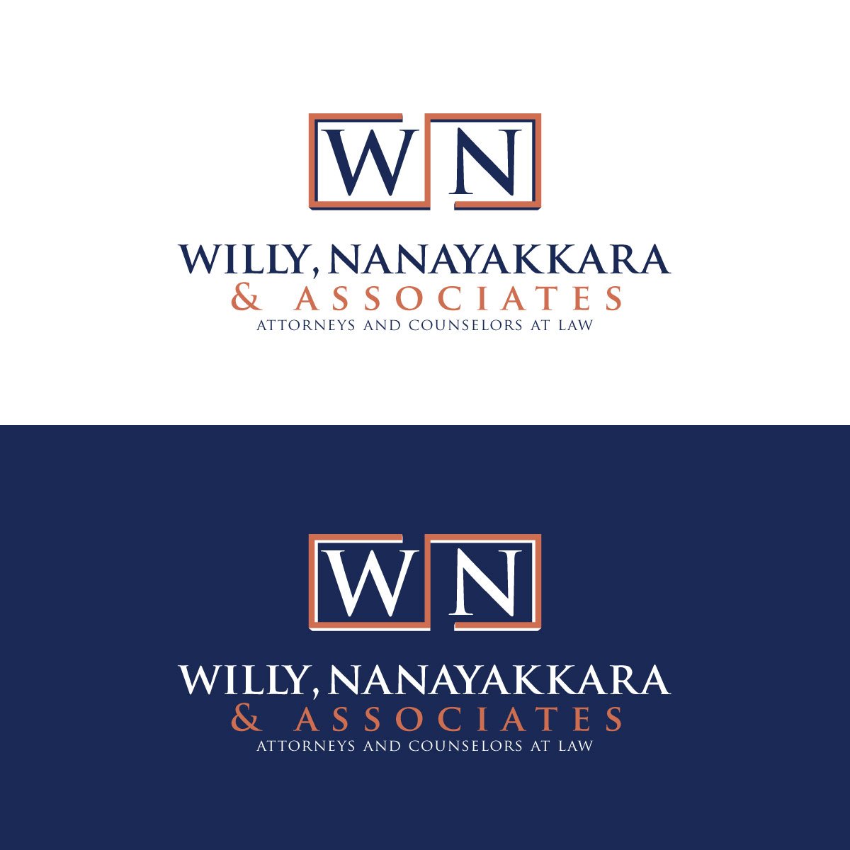 Design de Logo par Rii pour Willy, Nanayakkara & Associates Attorneys and Counselors at Law Atlanta  | Design #22412253