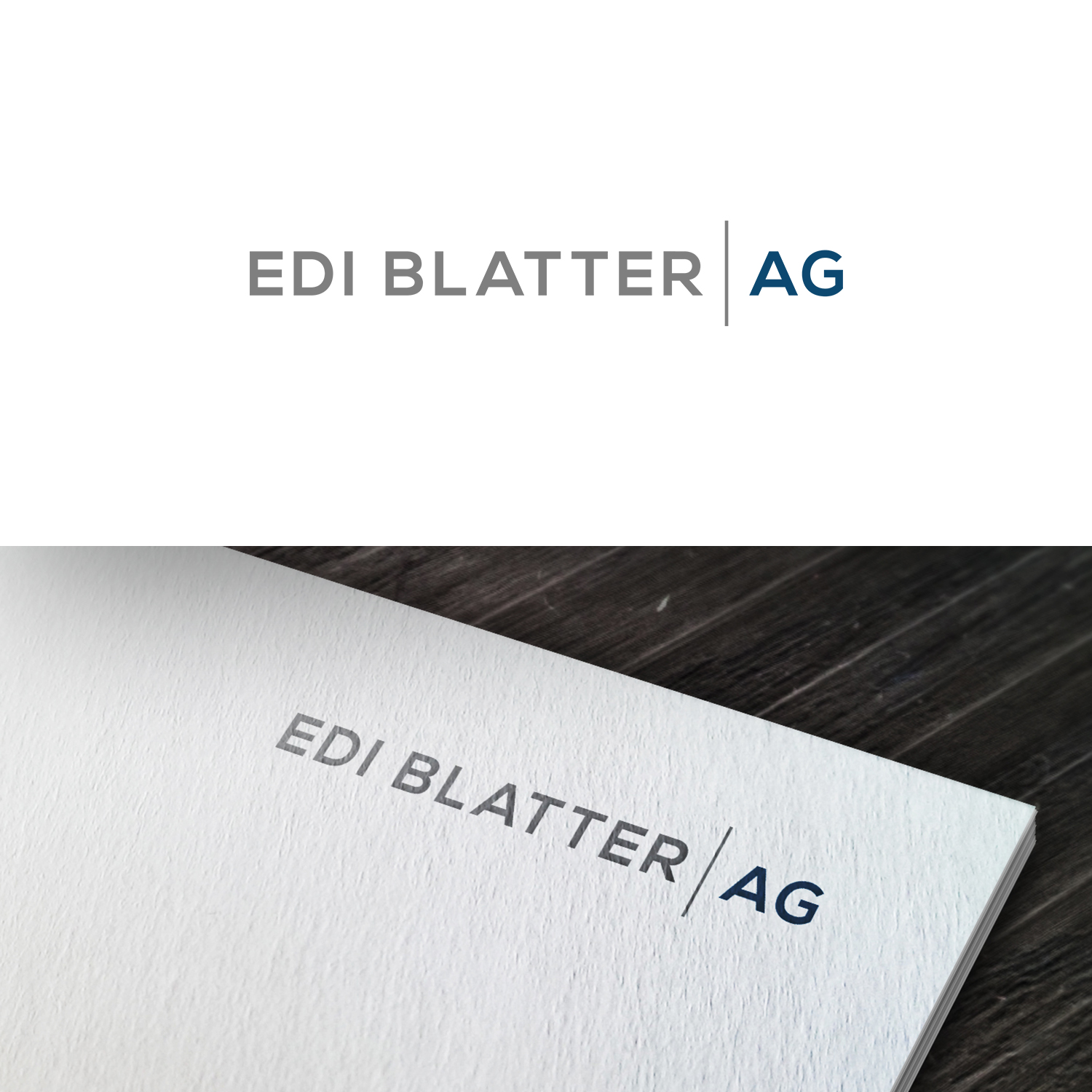 Diseño de Logo por yhutomo para Edi Blatter AG | Diseño #22397716