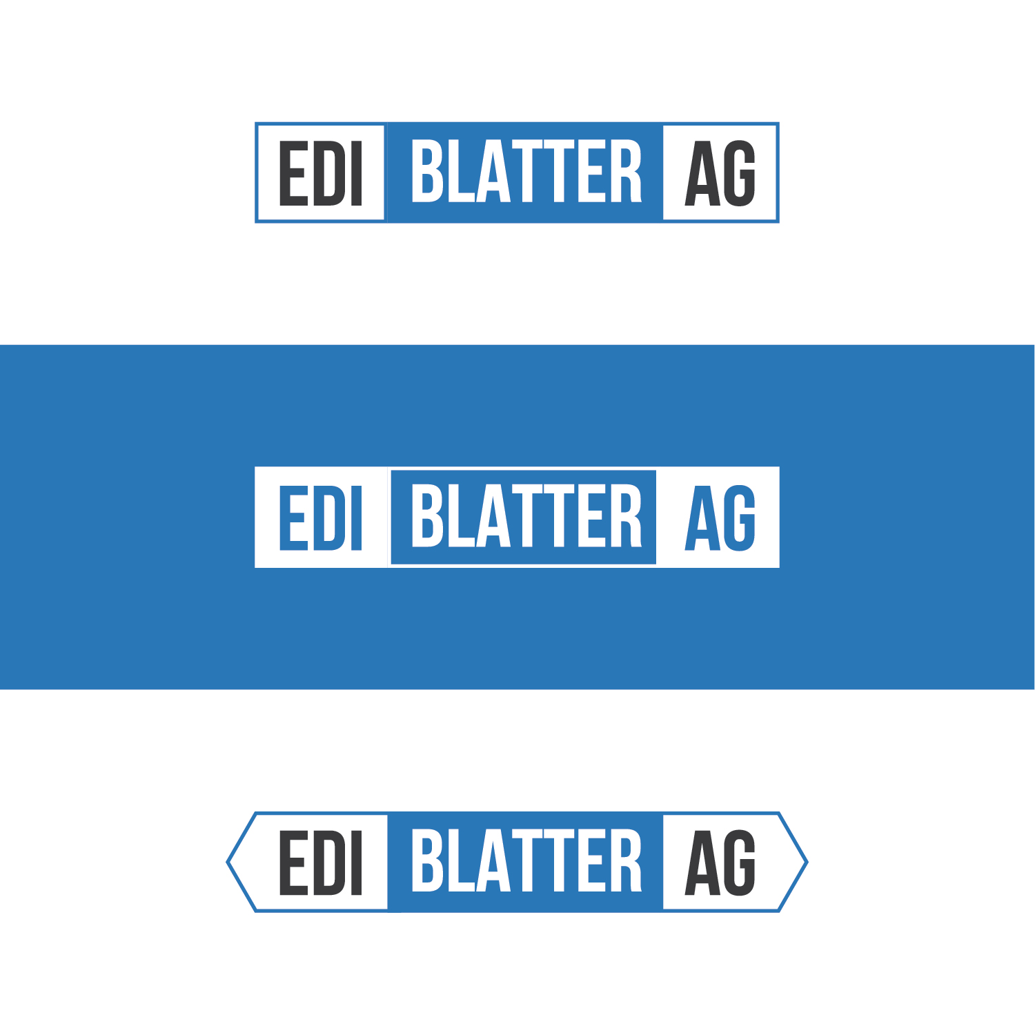 Logo Design by Muhammad Imran 3 for Edi Blatter AG | Design #22394819