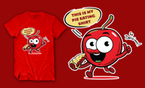 Design de T-shirt par Uprinteez pour The Cherry Pit Cafe & Pie Shop | Design : #22401479