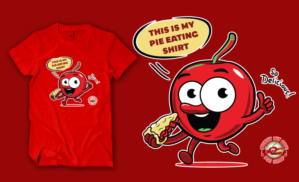 Design de T-shirt par Uprinteez pour The Cherry Pit Cafe & Pie Shop | Design : #22401504