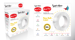 Fun & Colorful Brand & Packaging Design for Tape | Diseño de Empaque por chathurasoori