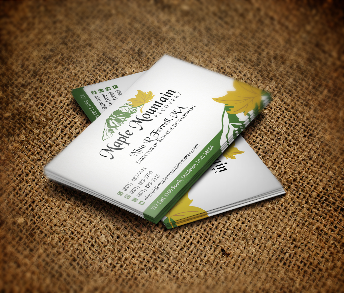 Business Card Design by MT for Salt Lake Behavioral Health | Design: #3045652