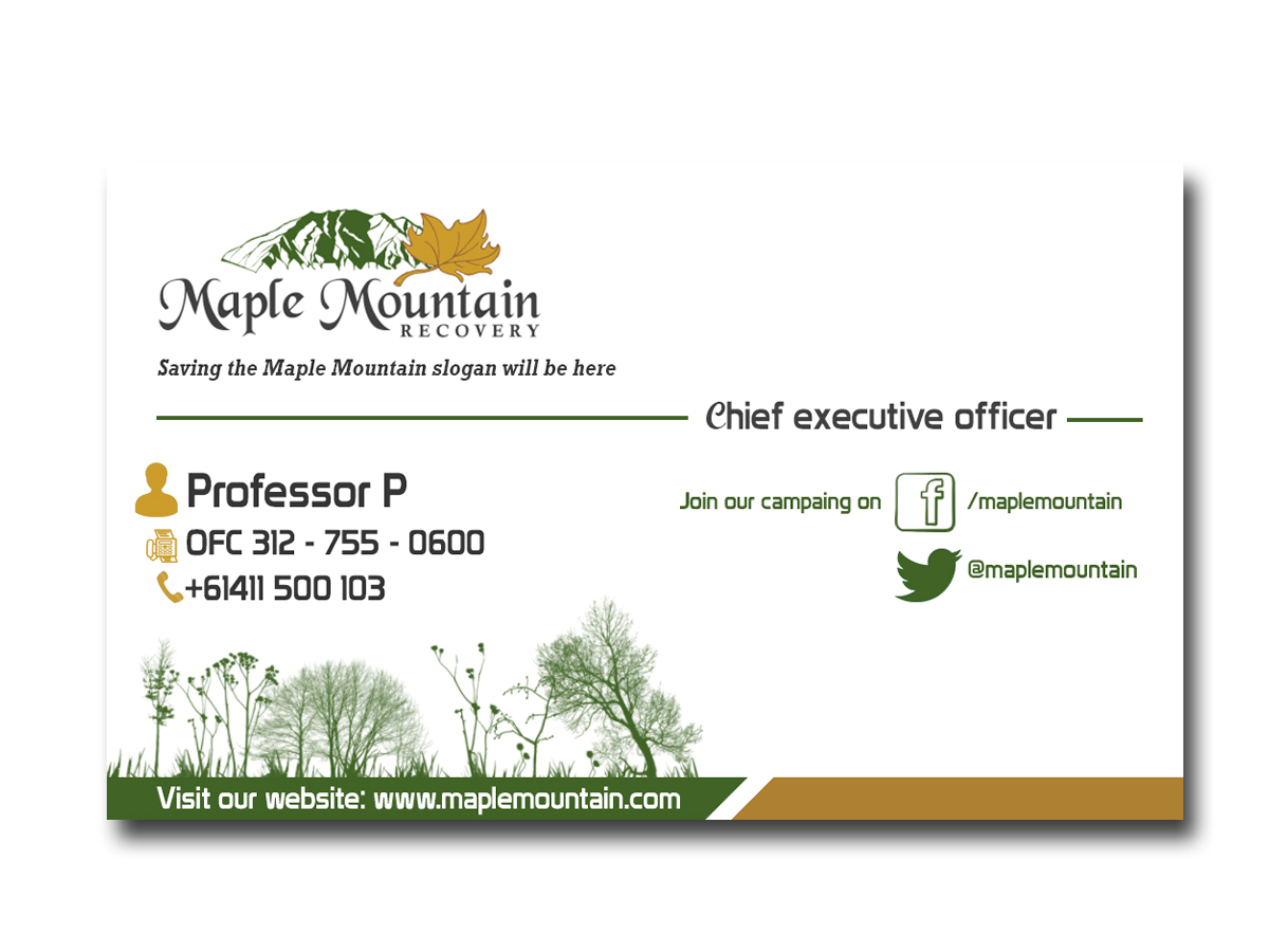 Business Card Design by Professor P for Salt Lake Behavioral Health | Design #3033230