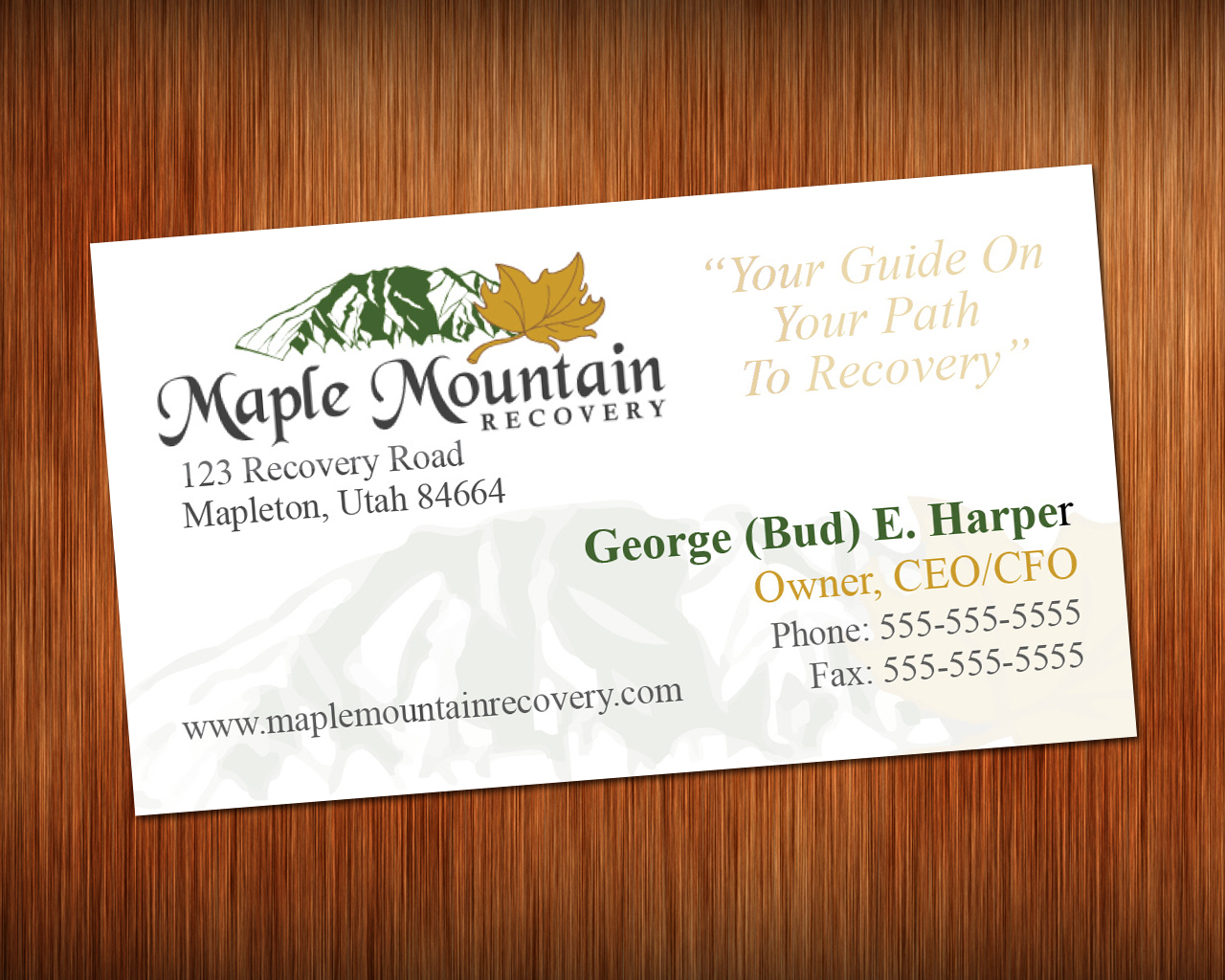 Business Card Design by chris for Salt Lake Behavioral Health | Design #3032128
