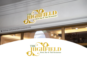The Highfield - Hotel, Bar & Thai Restaurant | Logo Design by Juli creation