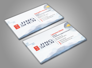 Jingshen business card -we import and distributed Chinese herbal medicine into Australia for prac... | Business Card Design by chandrayaan.creative