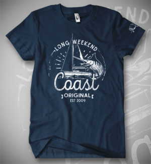 CoastApparel, elevated menswear line needs some graphics for tees. | T-shirt Design by Jonya