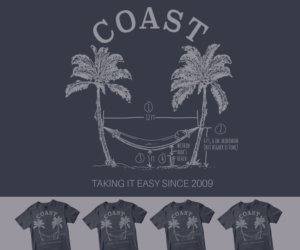 CoastApparel, elevated menswear line needs some graphics for tees. | T-shirt Design by Tee and Eh?