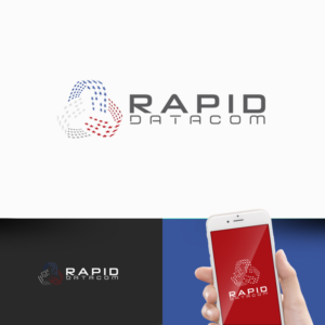 Rapid Datacom | Logo Design by rafaeldsgn