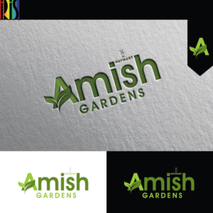 Amish Gardens | Logo Design by Iris 3