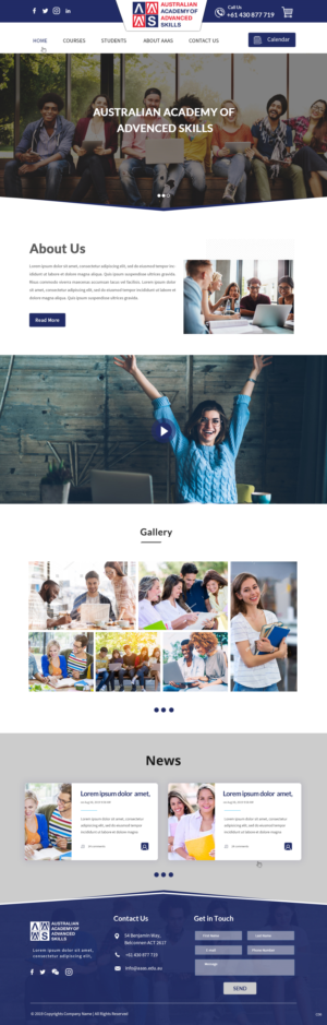 Design Wordpress par pb pour ce projet | Design : #22412702