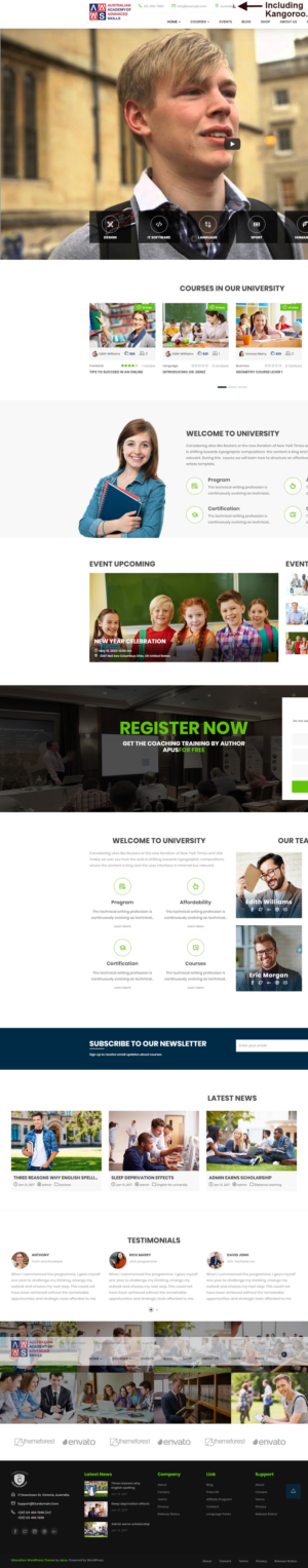 Wordpress Design by Tobias Kro for this project | Design: #22405874