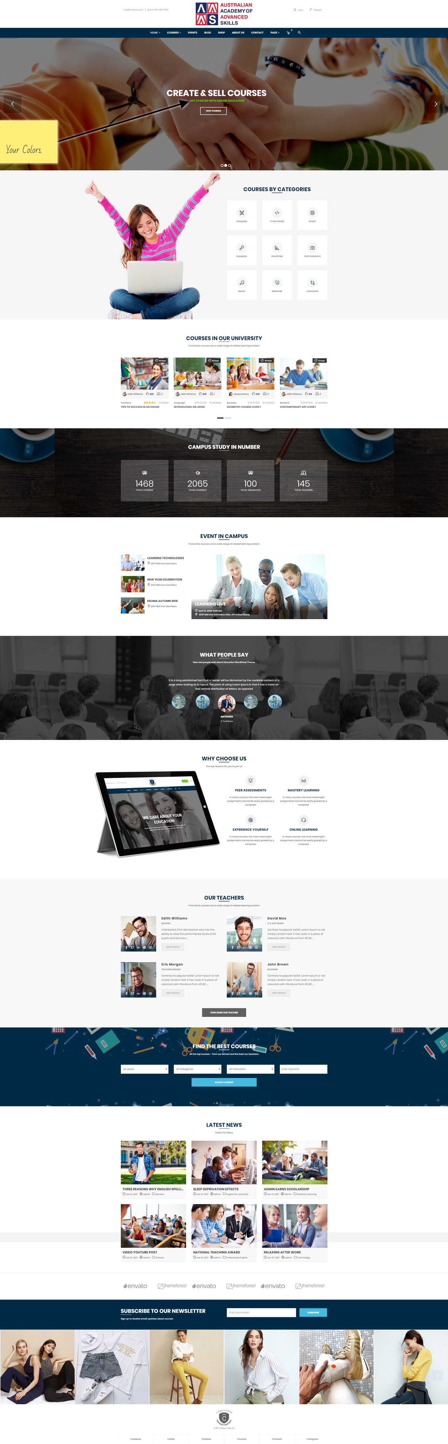 Wordpress Design by Tobias Kro for this project | Design #22412409