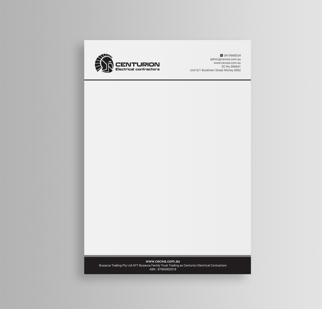 Diseño de Membrete por mdreyad para CECWA | Diseño #22410933