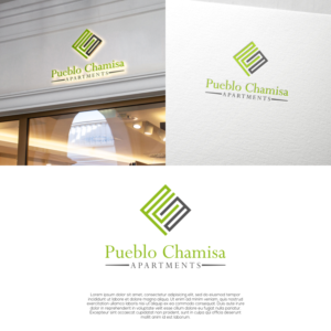 Pueblo Chamisa Apartments | Logo Design by laba tiada henti