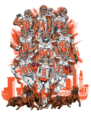 BAKER WALKING THE DAWGS WITH PLAYERS | T-Shirt-Design von SangBlater