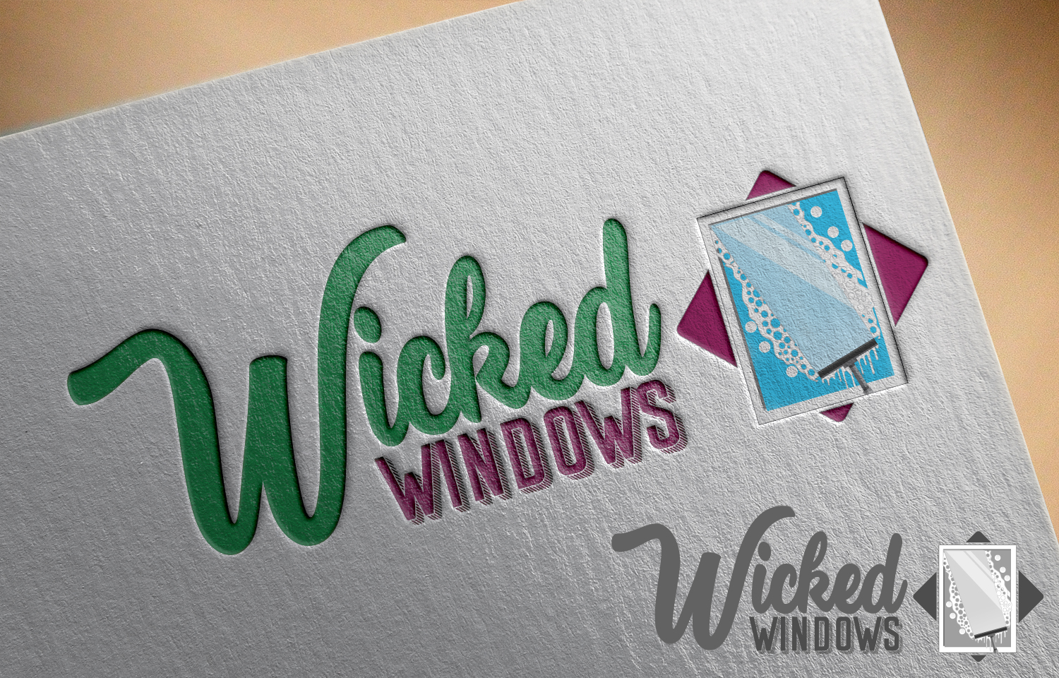 Logo Design by Think1st for Wicked Windows, LLC | Design #22417546