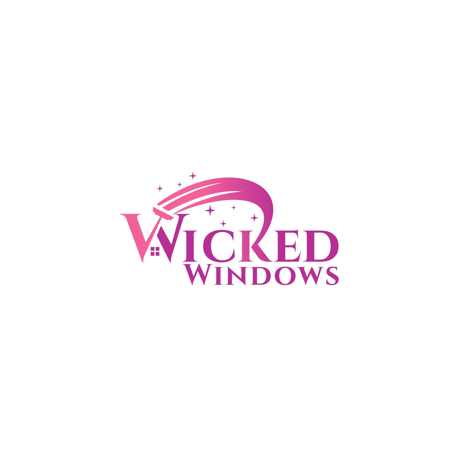 Logo Design by debdesign for Wicked Windows, LLC | Design #22409490