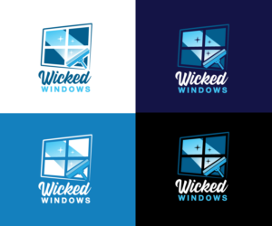 Logo Design by edwinnegz1 for Wicked Windows, LLC | Design: #22428261