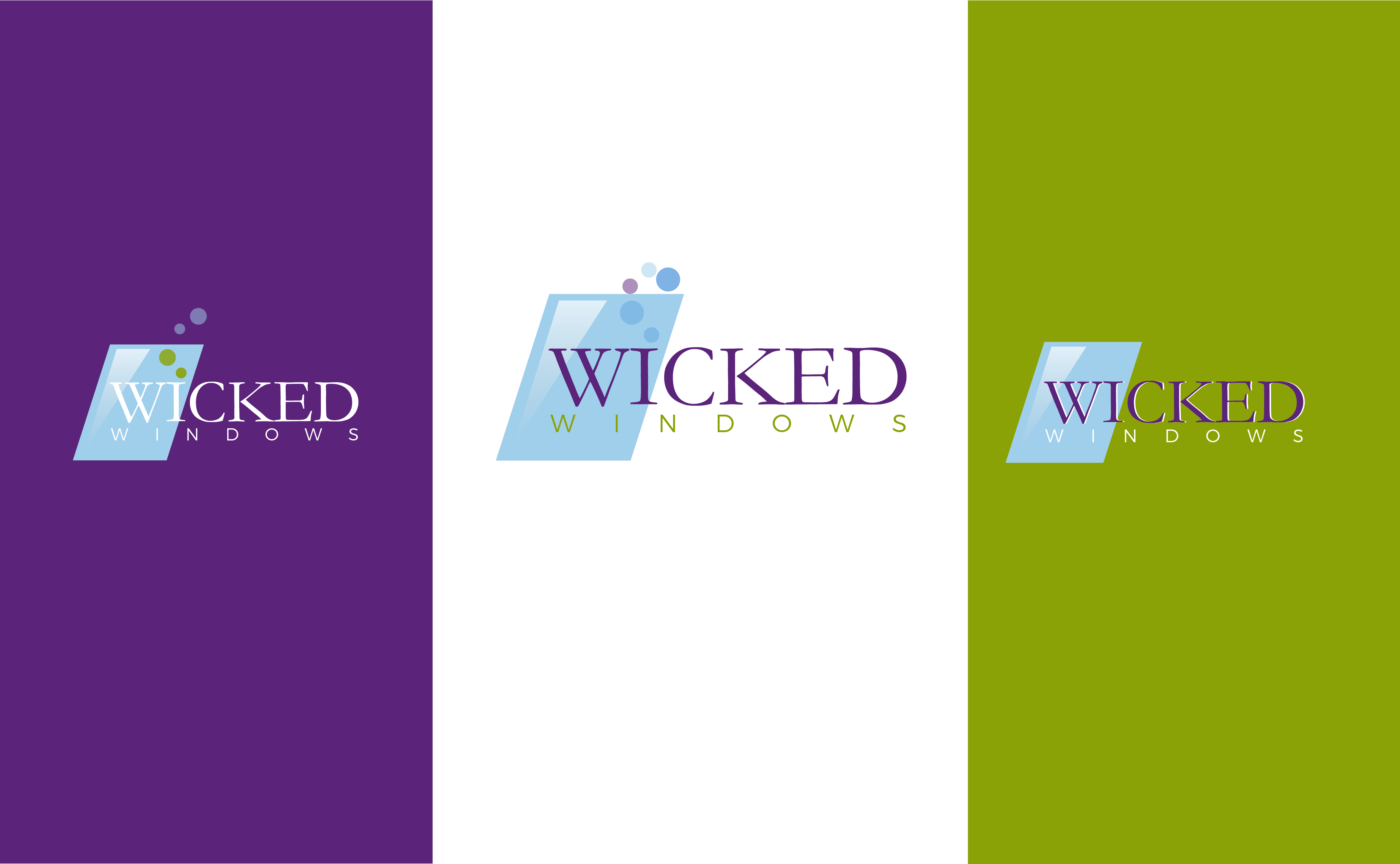 Logo Design by The Seventh Key Magic for Wicked Windows, LLC | Design #22407361