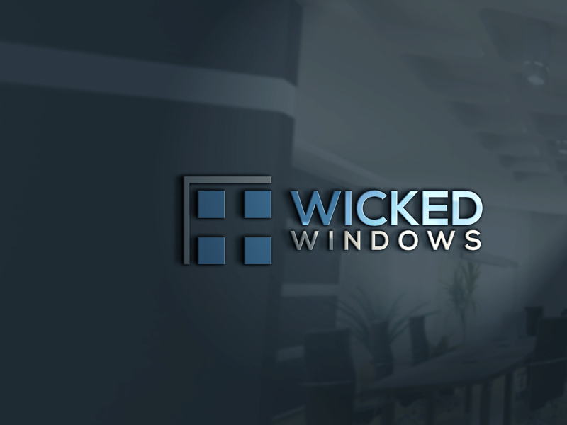 Logo Design by mdrh for Wicked Windows, LLC | Design #22407581