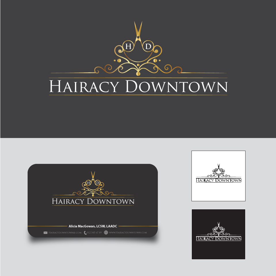 Logo-Design von sumanbanikbd2014 für Hairacy Downtown | Design #22467686