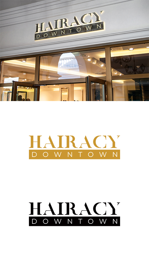 Logo Design by anshtoyj for Hairacy Downtown | Design #22455837