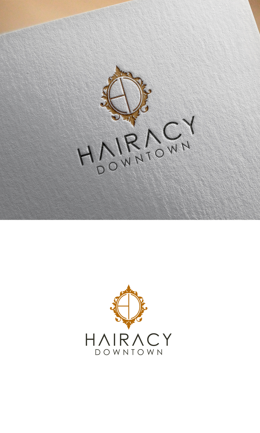 Logo Design by logo_s for Hairacy Downtown | Design #22411022