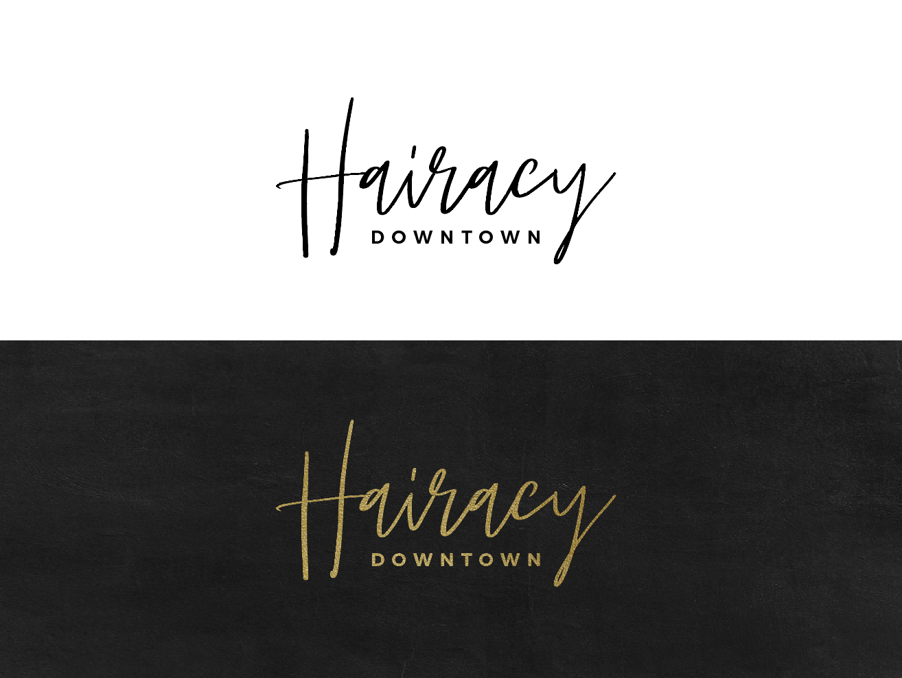 Logo-Design von wonderland für Hairacy Downtown | Design #22408918