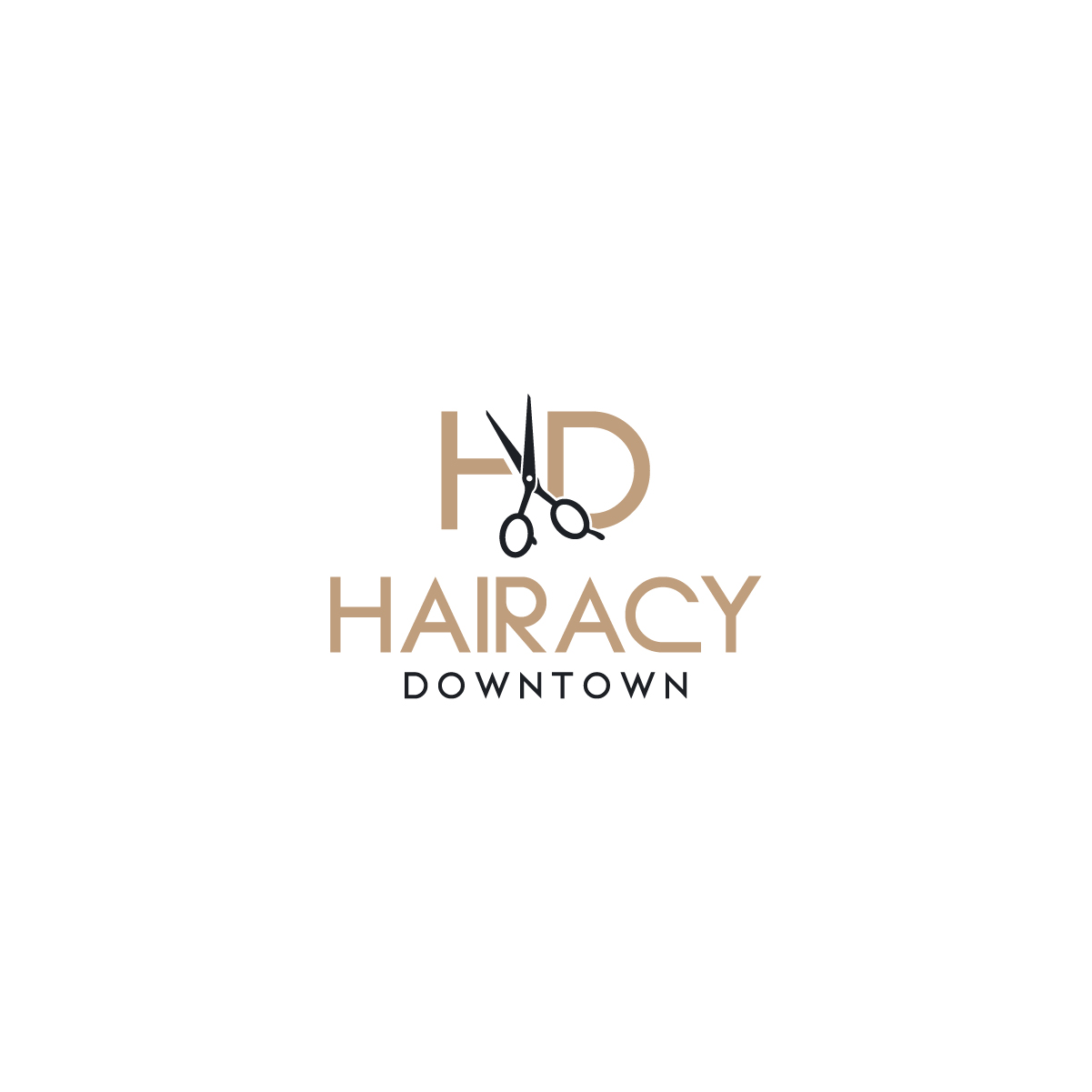 Logo Design by Deziners Zone for Hairacy Downtown | Design #22458361