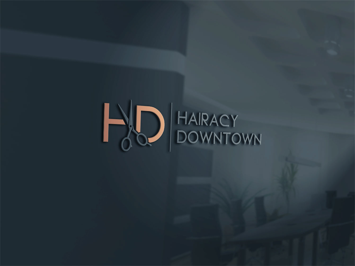 Logo Design by Deziners Zone for Hairacy Downtown | Design #22470903